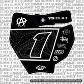Switchback Decal for KTM 65 Number Plate