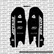 Ultrabee Fork Guard Decal